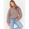 image:imageANRABESS Sweatshirt for Women Oversized Crewneck 2026 Fall OutfitsGray Khaki