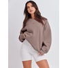 image:imageANRABESS Sweatshirt for Women Oversized Crewneck 2026 Fall OutfitsGray Khaki