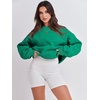 image:imageANRABESS Sweatshirt for Women Oversized Crewneck 2026 Fall OutfitsGreen