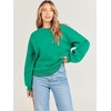 image:imageANRABESS Sweatshirt for Women Oversized Crewneck 2026 Fall OutfitsGreen
