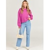image:imageANRABESS Sweatshirt for Women Oversized Crewneck 2026 Fall OutfitsHot Pink