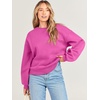 image:imageANRABESS Sweatshirt for Women Oversized Crewneck 2026 Fall OutfitsHot Pink
