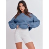 image:imageANRABESS Sweatshirt for Women Oversized Crewneck 2026 Fall OutfitsIndigo Blue