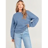 image:imageANRABESS Sweatshirt for Women Oversized Crewneck 2026 Fall OutfitsIndigo Blue