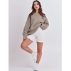 image:imageANRABESS Sweatshirt for Women Oversized Crewneck 2026 Fall OutfitsKhaki Brown