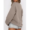image:imageANRABESS Sweatshirt for Women Oversized Crewneck 2026 Fall OutfitsKhaki Brown