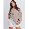 image:imageANRABESS Sweatshirt for Women Oversized Crewneck 2026 Fall OutfitsLight Khaki