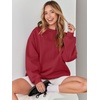 image:imageANRABESS Sweatshirt for Women Oversized Crewneck 2026 Fall OutfitsRed