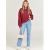 image:imageANRABESS Sweatshirt for Women Oversized Crewneck 2026 Fall OutfitsRed