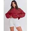 image:imageANRABESS Sweatshirt for Women Oversized Crewneck 2026 Fall OutfitsRed