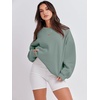 image:imageANRABESS Sweatshirt for Women Oversized Crewneck 2026 Fall OutfitsSage Green