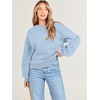 image:imageANRABESS Sweatshirt for Women Oversized Crewneck 2026 Fall OutfitsSky Blue