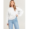 image:imageANRABESS Sweatshirt for Women Oversized Crewneck 2026 Fall OutfitsWhite