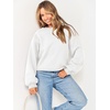 image:imageANRABESS Sweatshirt for Women Oversized Crewneck 2026 Fall OutfitsWhite