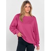 image:imageANRABESS Women Oversized Long Sleeve Crewneck SweatshirtsHot Pink