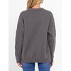 image:imageANRABESS Womens Cable Knit Oversized Fuzzy Cotton Blend SweatersNutmeg