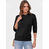 image:imageANRABESS Womens Fall 34 Sleeve Sweaters Wool BlendBlack