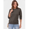 image:imageANRABESS Womens Fall 34 Sleeve Sweaters Wool BlendCoffee
