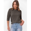 image:imageANRABESS Womens Fall 34 Sleeve Sweaters Wool BlendCoffee