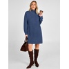 image:imageANRABESS Sweater Dress for Women Fall Oversized Mock Neck Long Sleeve DressBlue