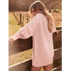 image:imageANRABESS Sweater Dress for Women Oversized Cable Knit Fall Long SleevePink
