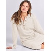 image:imageANRABESS Women Fall Long Sleeve Waffle Knit Midi Sweater DressLight Apricot
