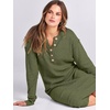 image:imageANRABESS Women Fall Long Sleeve Waffle Knit Midi Sweater DressPea Green
