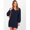 image:imageANRABESS Women Sweater Dress Oversized V Neck Cable Knit Fall Long SleeveNavy Blue