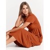 image:imageANRABESS Womens 2026 Summer Casual Short Sleeve Maxi Dress with PocketsBrick Red