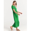 image:imageANRABESS Womens 2026 Summer Casual Short Sleeve Maxi Dress with PocketsForest