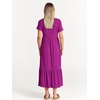 image:imageANRABESS Womens 2026 Summer Casual Short Sleeve Maxi Dress with PocketsFuchsia
