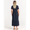 image:imageANRABESS Womens 2026 Summer Casual Short Sleeve Maxi Dress with PocketsNavy Blue