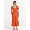 image:imageANRABESS Womens 2026 Summer Casual Short Sleeve Maxi Dress with PocketsOrange