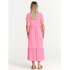 image:imageANRABESS Womens 2026 Summer Casual Short Sleeve Maxi Dress with PocketsPink