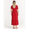 image:imageANRABESS Womens 2026 Summer Casual Short Sleeve Maxi Dress with PocketsRed