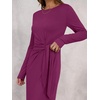 image:imageANRABESS Womens Fall Long Sleeve Casual Maxi DressDeep Purple