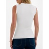 image:imageANRABESS Womens Ruffle Tank Tops for Women Fall Sleeveless Ribbed ShirtsCream White