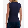 image:imageANRABESS Womens Ruffle Tank Tops for Women Fall Sleeveless Ribbed ShirtsNavy Blue