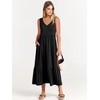 image:imageANRABESS Womens Sleeveless Summer Casual Maxi Dresses with PocketsBlack