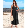 image:imageANRABESS Womens Sleeveless Summer Casual Maxi Dresses with PocketsBlack