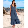 image:imageANRABESS Womens Sleeveless Summer Casual Maxi Dresses with PocketsBlue