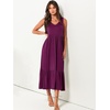 image:imageANRABESS Womens Sleeveless Summer Casual Maxi Dresses with PocketsDark Purple