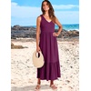 image:imageANRABESS Womens Sleeveless Summer Casual Maxi Dresses with PocketsDark Purple