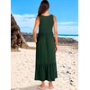image:imageANRABESS Womens Sleeveless Summer Casual Maxi Dresses with PocketsDeep Green