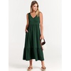 image:imageANRABESS Womens Sleeveless Summer Casual Maxi Dresses with PocketsDeep Green