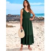 image:imageANRABESS Womens Sleeveless Summer Casual Maxi Dresses with PocketsDeep Green