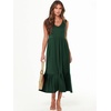 image:imageANRABESS Womens Sleeveless Summer Casual Maxi Dresses with PocketsDeep Green