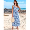 image:imageANRABESS Womens Sleeveless Summer Casual Maxi Dresses with PocketsFloral Royal Blue