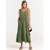 image:imageANRABESS Womens Sleeveless Summer Casual Maxi Dresses with PocketsGreen