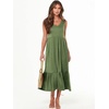 image:imageANRABESS Womens Sleeveless Summer Casual Maxi Dresses with PocketsGreen
